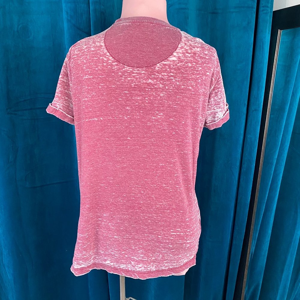 The Nash Collection Graphic Print Acid Wash T-Shirt - Picture 5 of 5